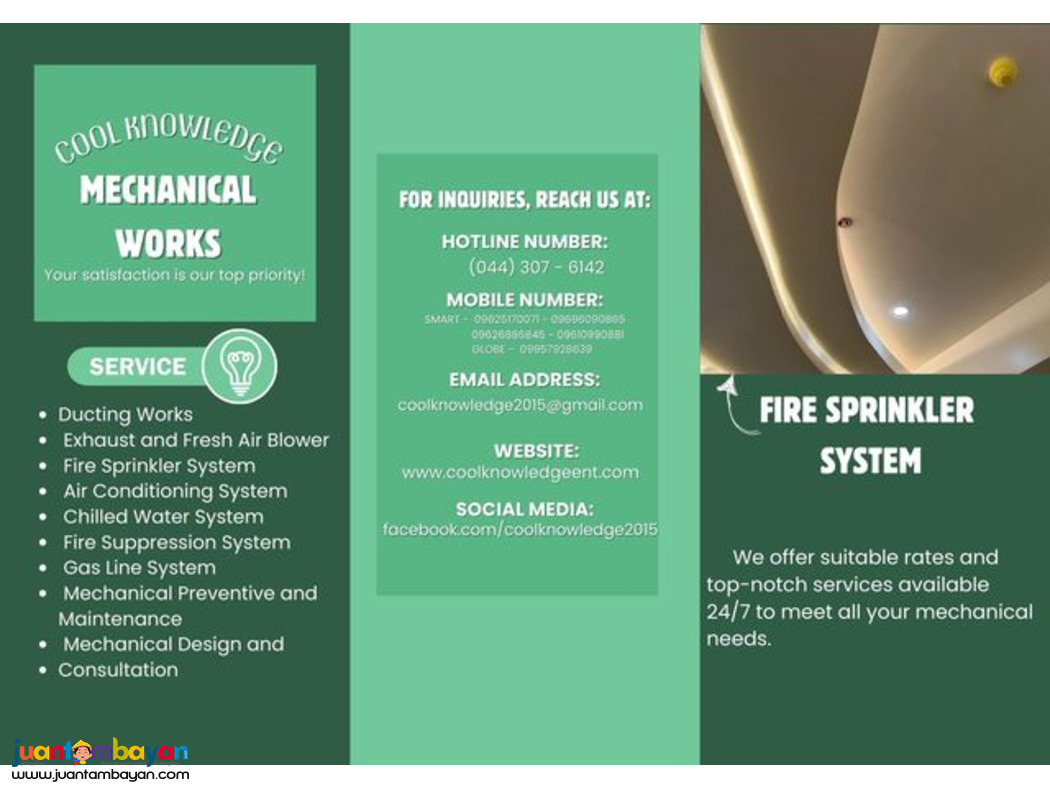 MECHANICAL WORKS || Fire Sprinkler System*