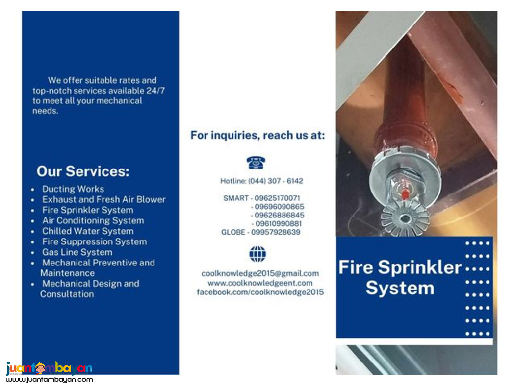 MECHANICAL WORKS || Fire Sprinkler System*