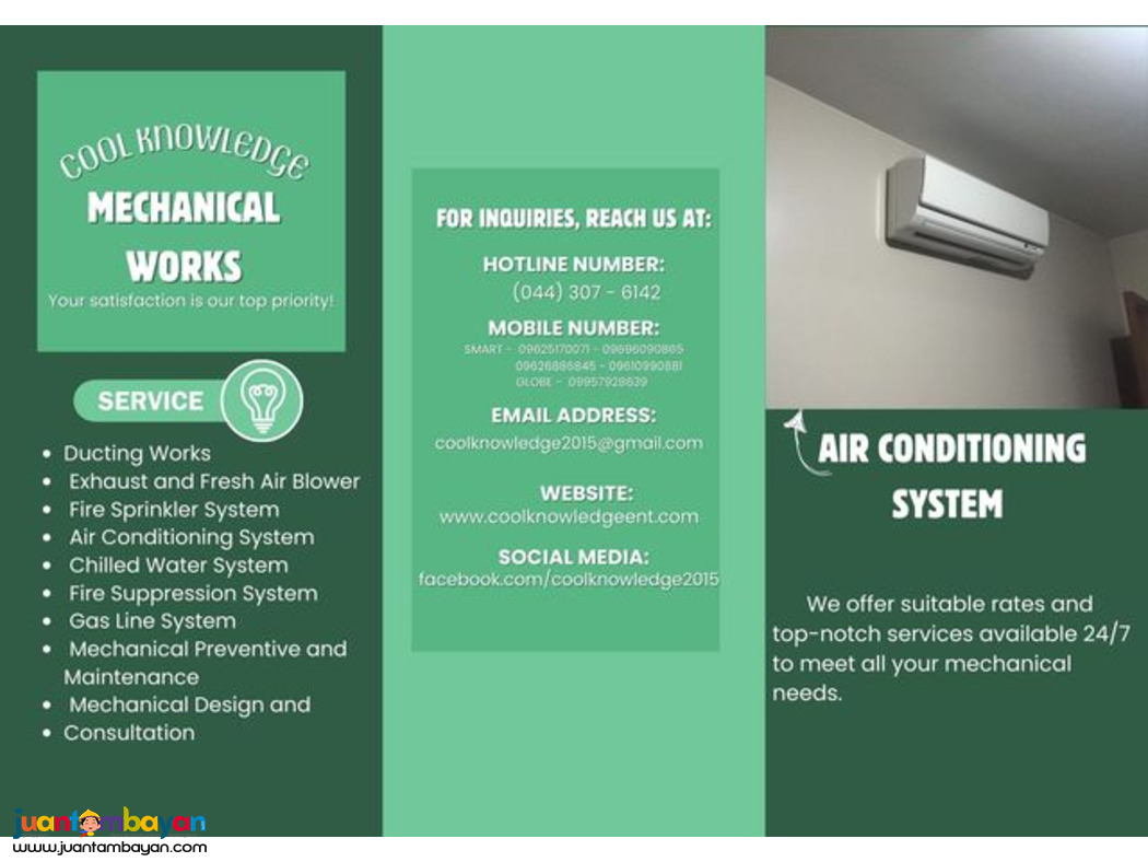 MECHANICAL WORKS || air Conditioning System*