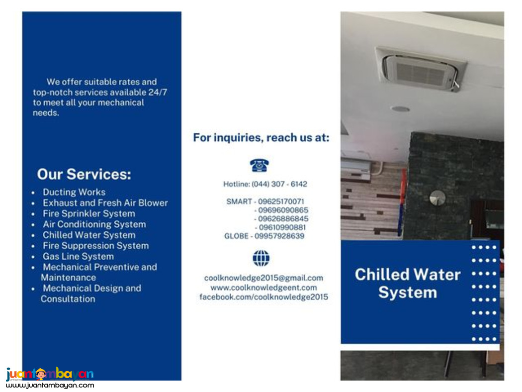 MECHANICAL WORKS || Chilled Water System*