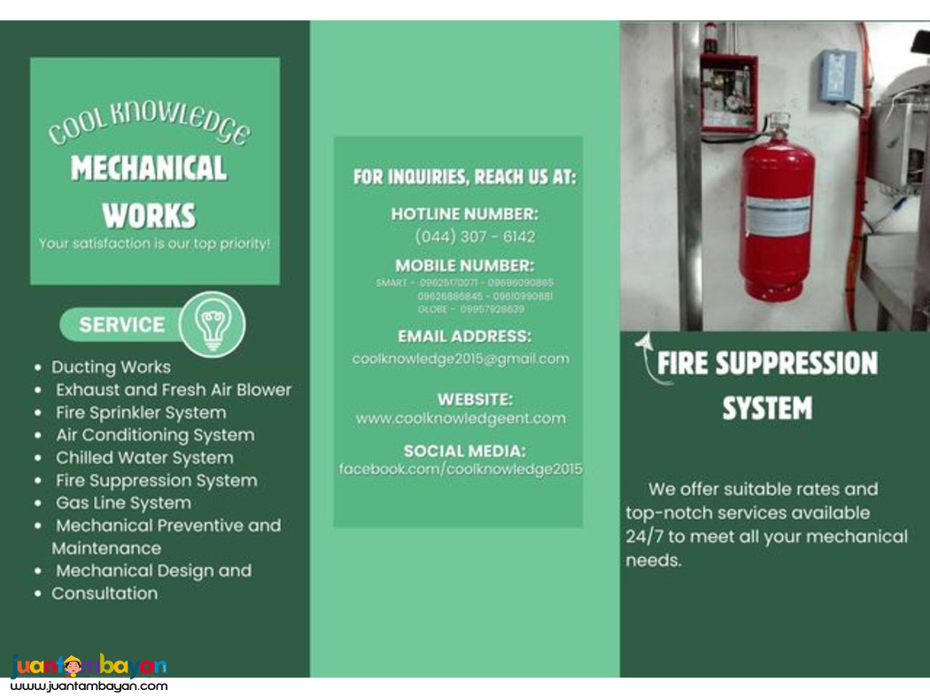 FIRE SUPPRESSION SYSTEM ||Mechanical works*