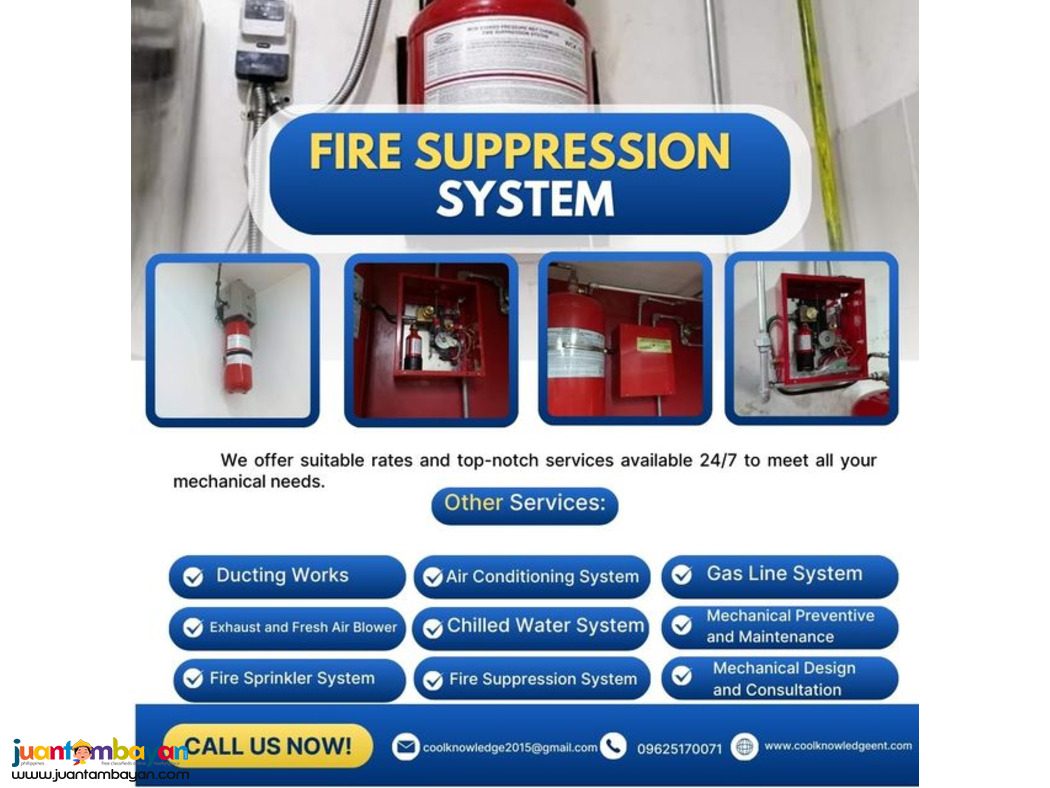 FIRE SUPPRESSION SYSTEM ||Mechanical works*