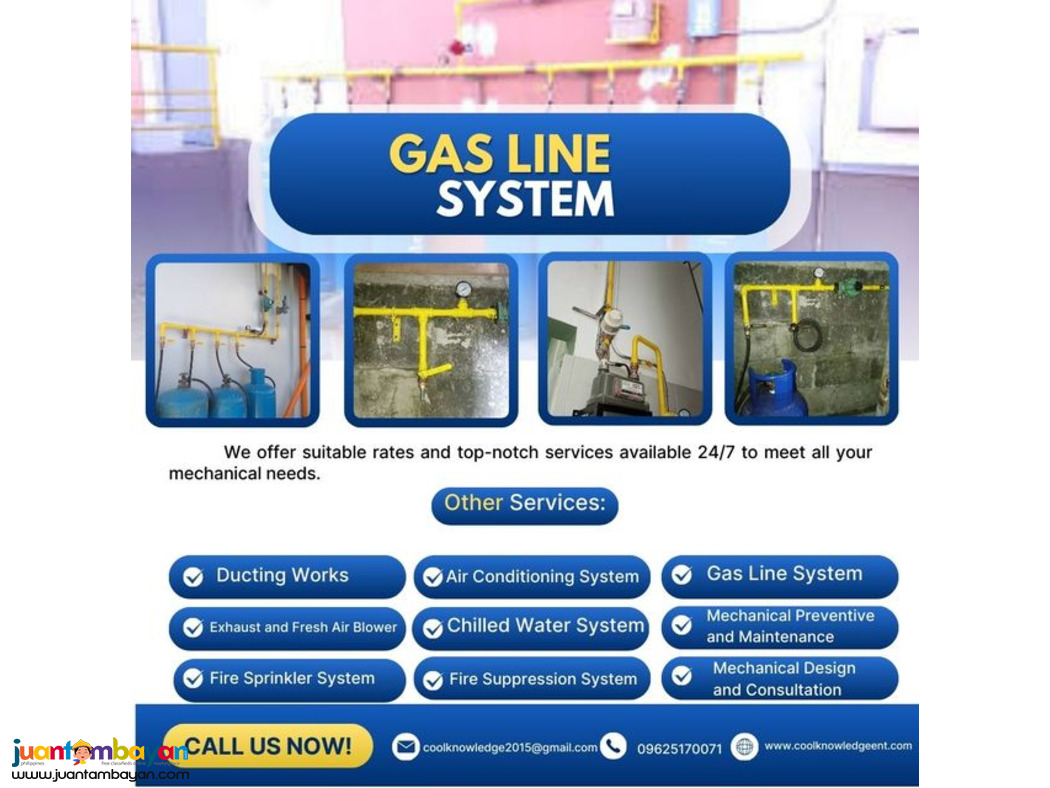 GAS LINE SYSTEM || Mechanical Works*