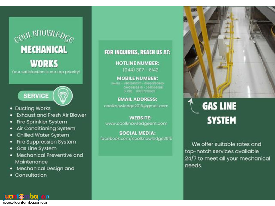 GAS LINE SYSTEM || Mechanical Works*