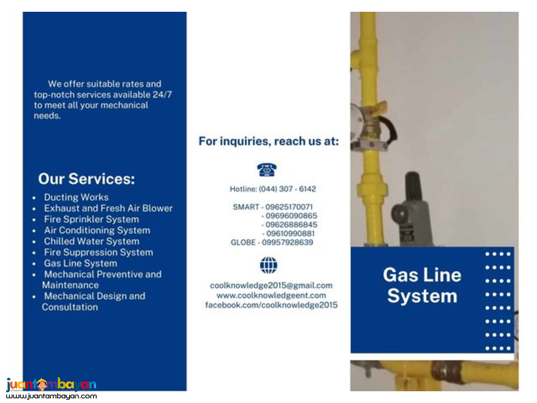GAS LINE SYSTEM || Mechanical Works*