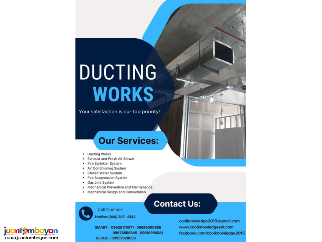 INSTALLATION & SUPPLY || DUCTING WORKS ||