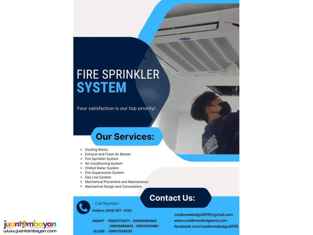 INSTALLATION & SUPPLY || fIRE SPRINKLER SYSTEM