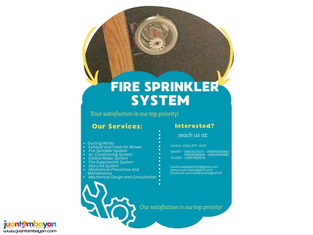 INSTALLATION & SUPPLY || fIRE SPRINKLER SYSTEM