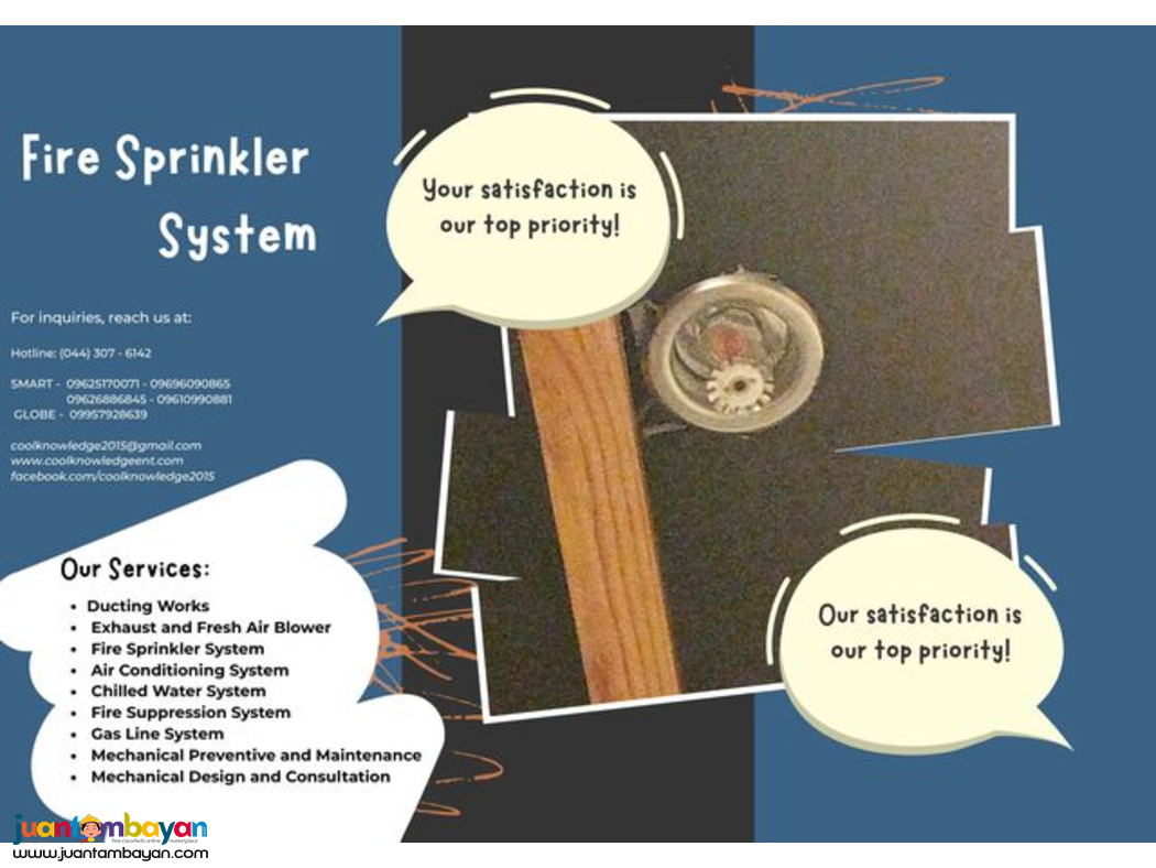 INSTALLATION & SUPPLY || fIRE SPRINKLER SYSTEM