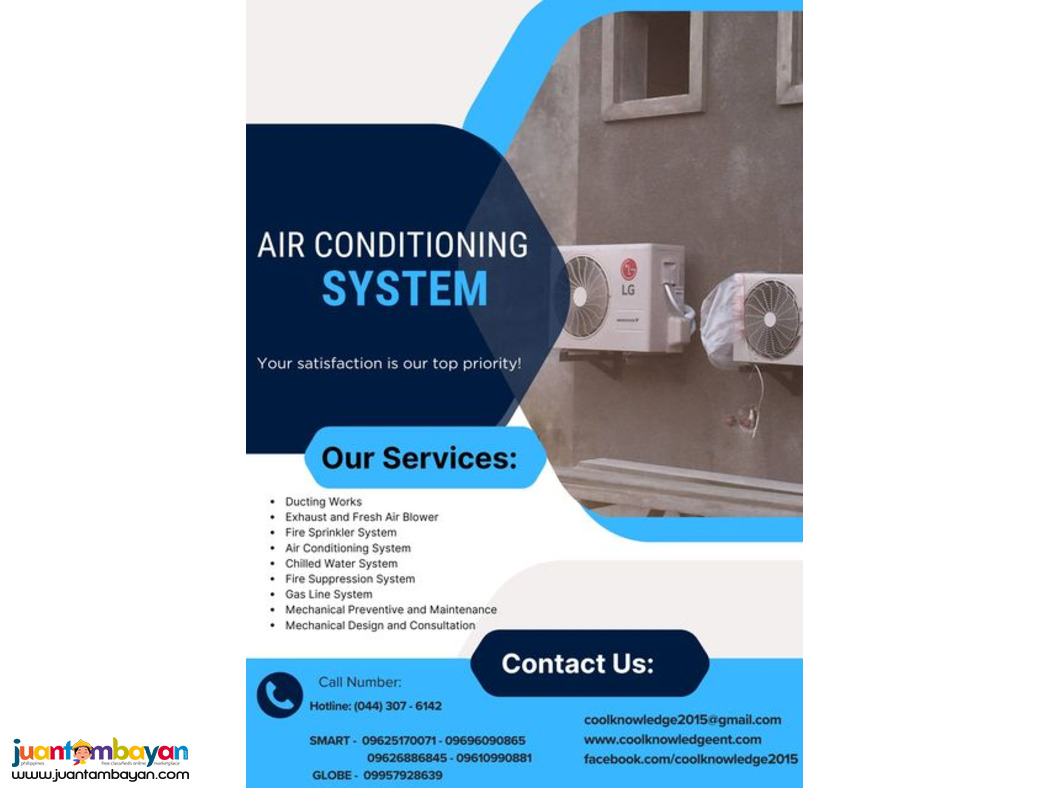 INSTALLATION & SUPPLY || AIR CONDITIONING SYSTEM 