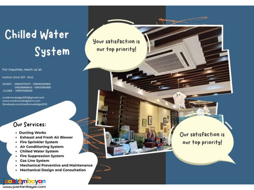 INSTALLATION & SUPPLY || cHILLED WATER SYSTEM ||