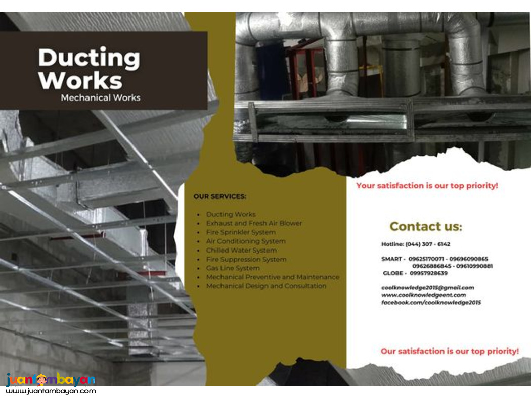 {{ DUCTING WORKS }}