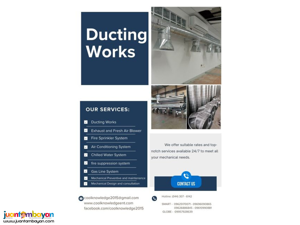 {{ DUCTING WORKS }}