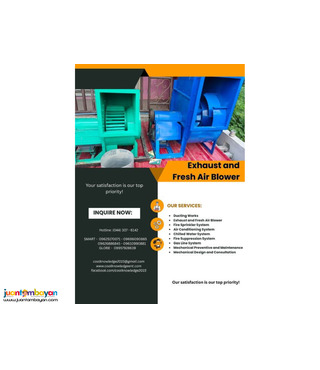 {{ exhaust and fresh Air blower }}