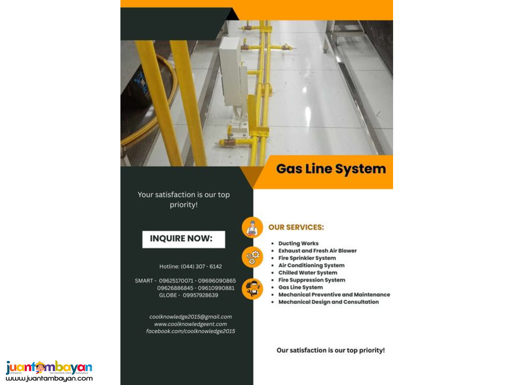 High and Low Gas Line System