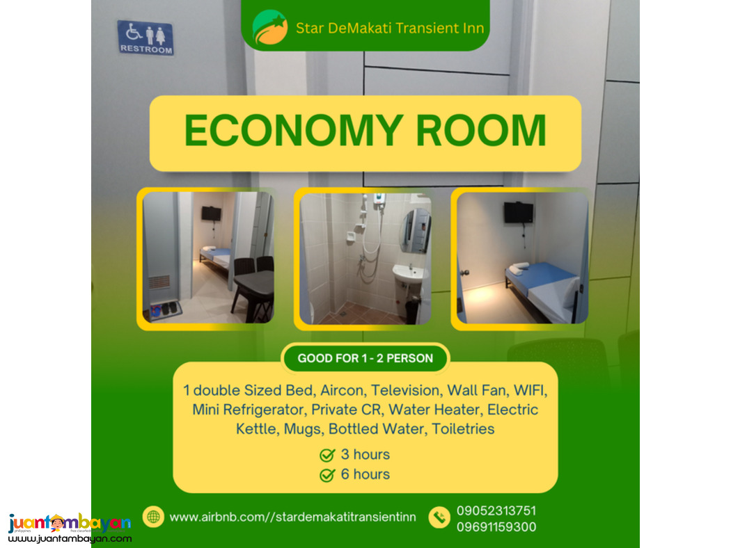 Affordable Room Rates in the center of Makati