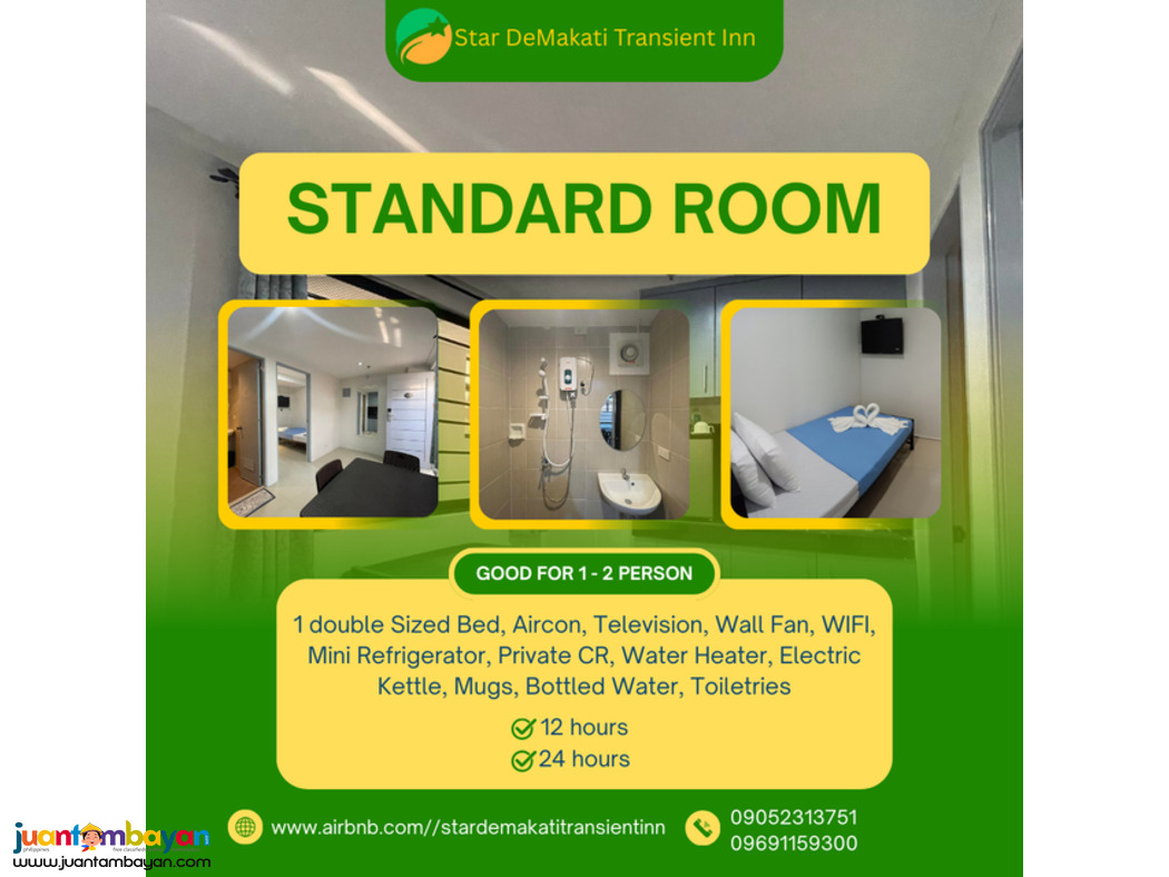 Affordable Room Rates in the center of Makati