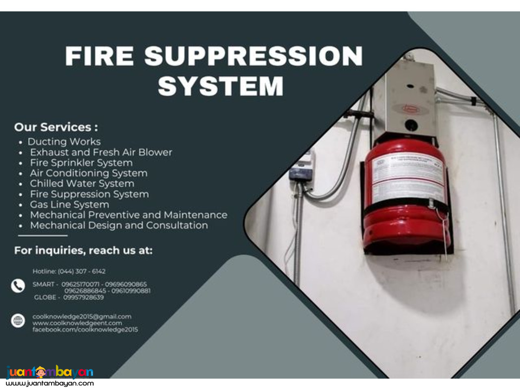 Fire Suppression System || Bulakan bulacan