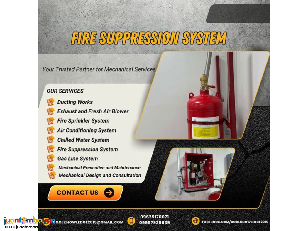 Fire Suppression System || Bulakan bulacan