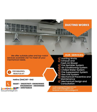 Design, Fabrication, and Installation of Duct System