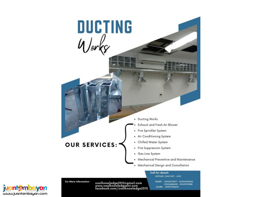 Design, Fabrication, and Installation of Duct System