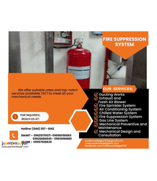 AVAILABLE ***FIRE SUPPRESSION SYSTEM**