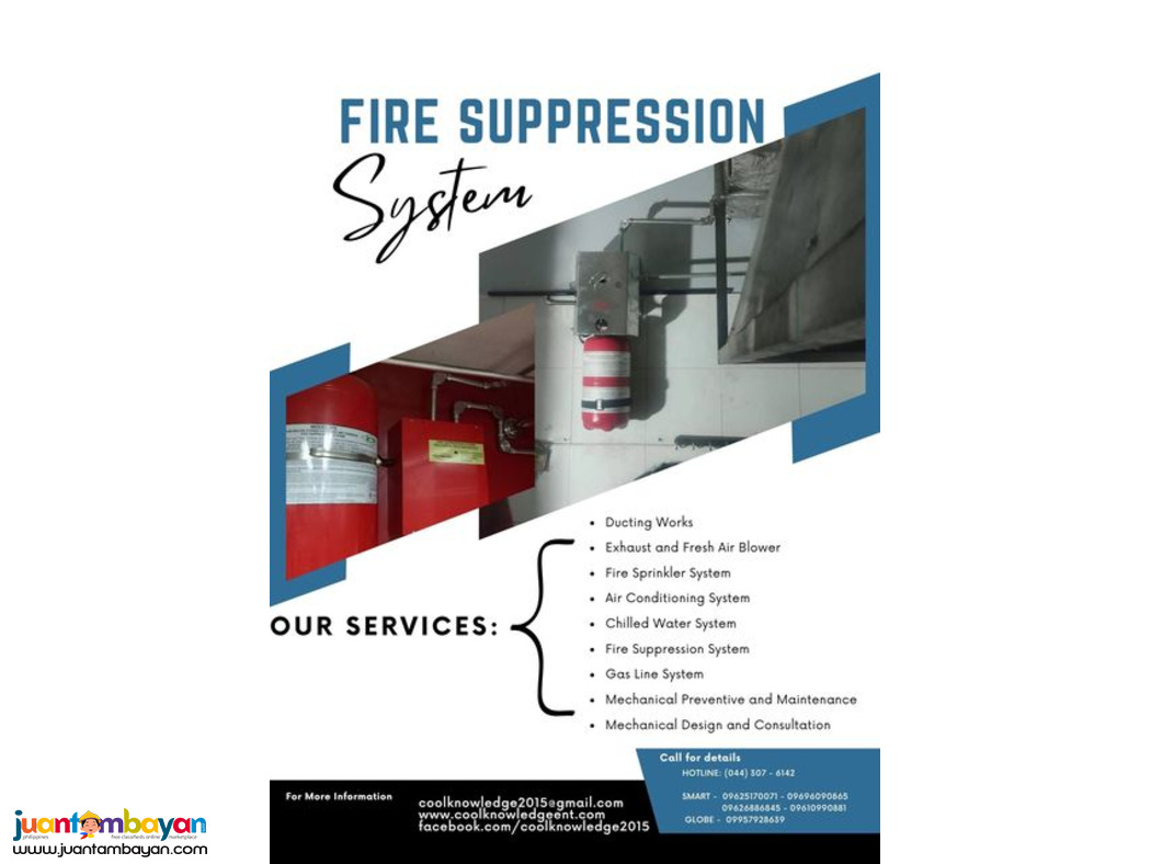 AVAILABLE ***FIRE SUPPRESSION SYSTEM**