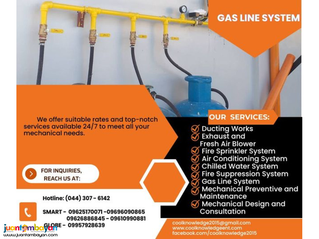 GAS LINE SYSTEM