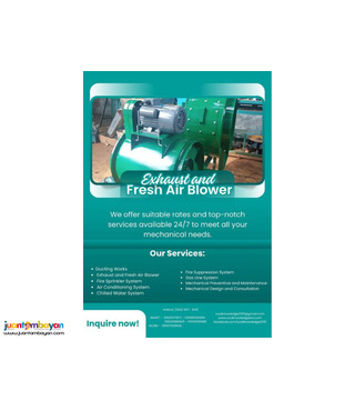 Fresh Air & Exhaust Fan**