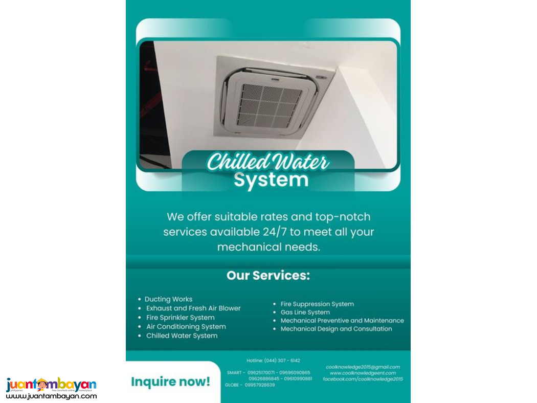 ~~~CHILLED WATER SYSTEM ~~