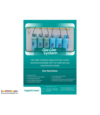 inquire now! // GAS LINE SYSTEM//