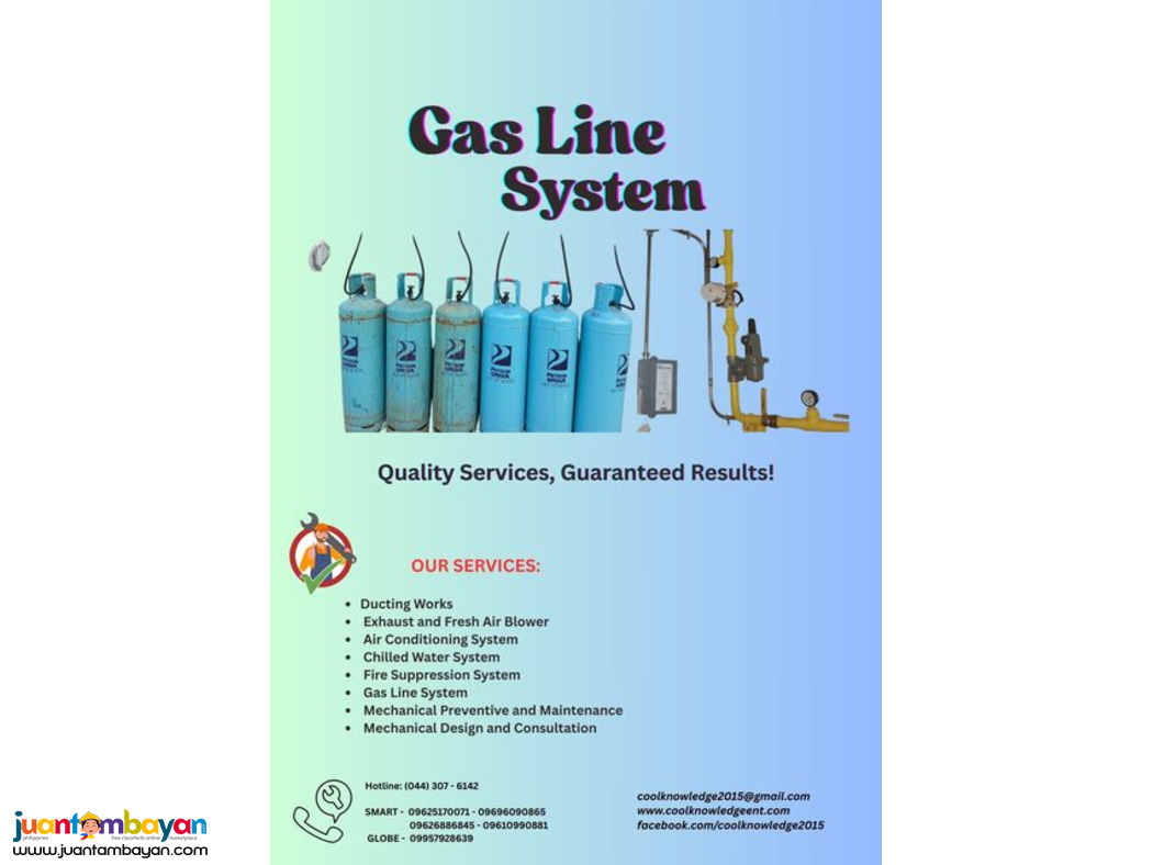 inquire now! // GAS LINE SYSTEM//