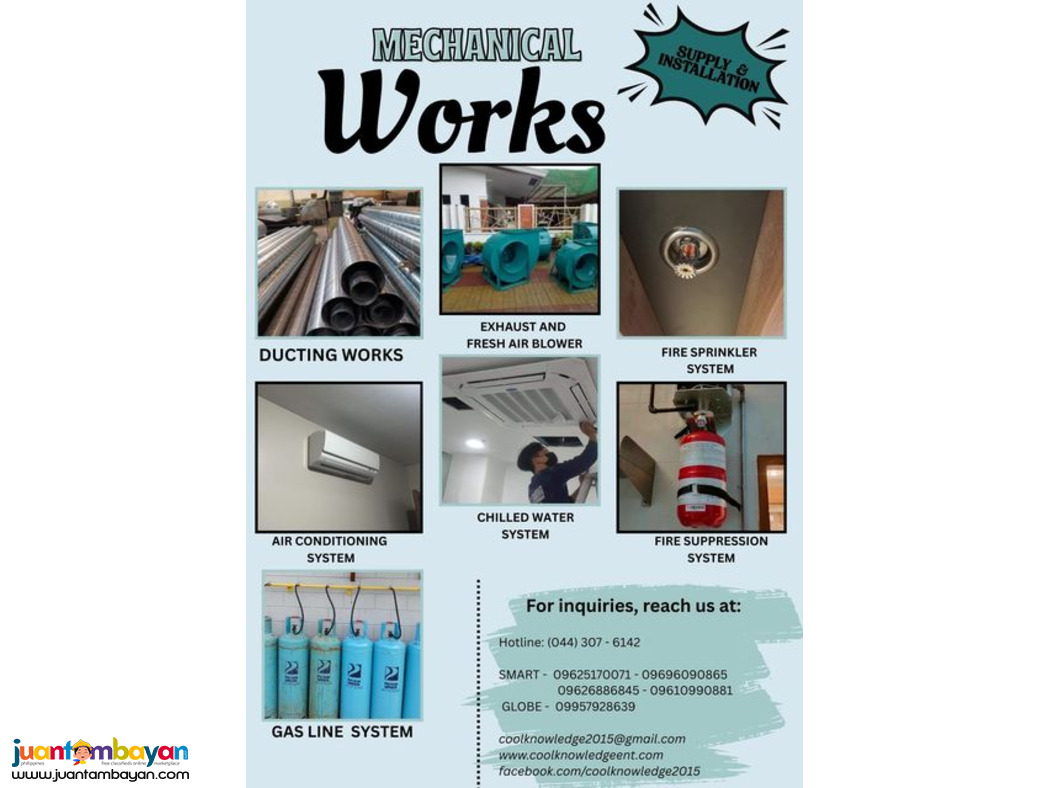 Trusted Partner for MECHANICAL WORKS/ SERVICES** Trusted Partner for MECHANICAL WORKS/ SERVICES**