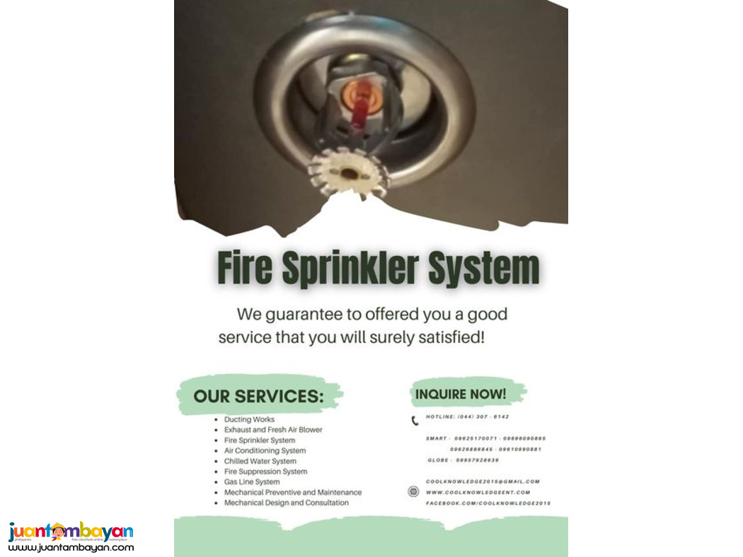 !!! FIRE SPRINKLER SYSTEM !!!!