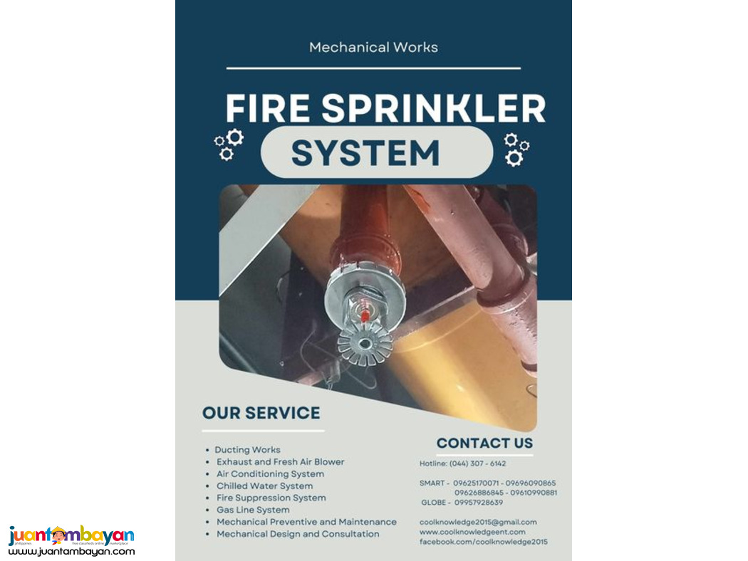 !!! FIRE SPRINKLER SYSTEM !!!!