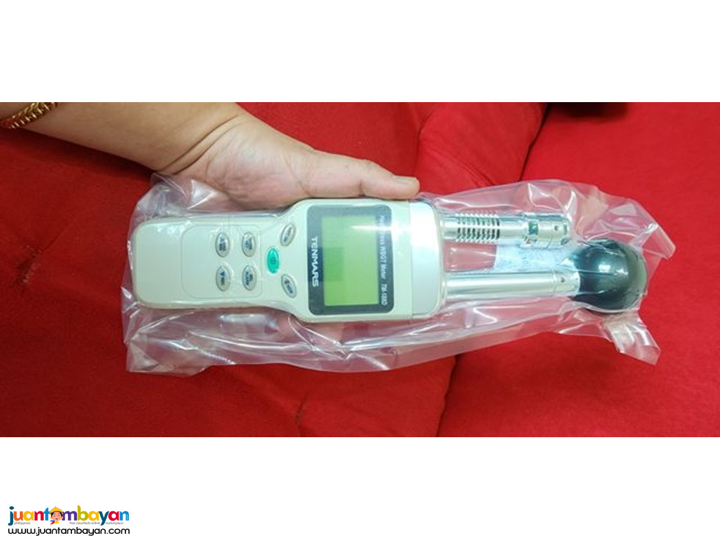 Heat Stress, WBGT Meter Datalogger, Tenmars, TM-188D