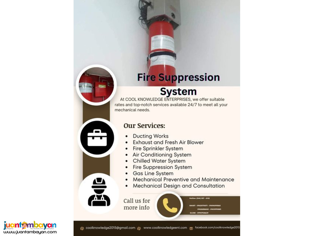 Trusted Services**Fire Suppression system **