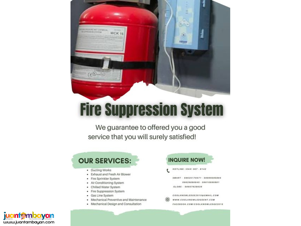 Trusted Services**Fire Suppression system **
