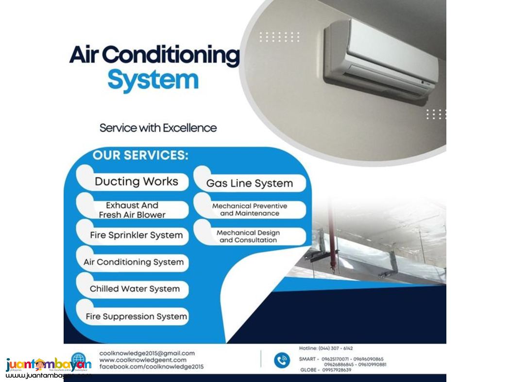 We Supply & Install ( AIR CONDITIONING SYSTEM )