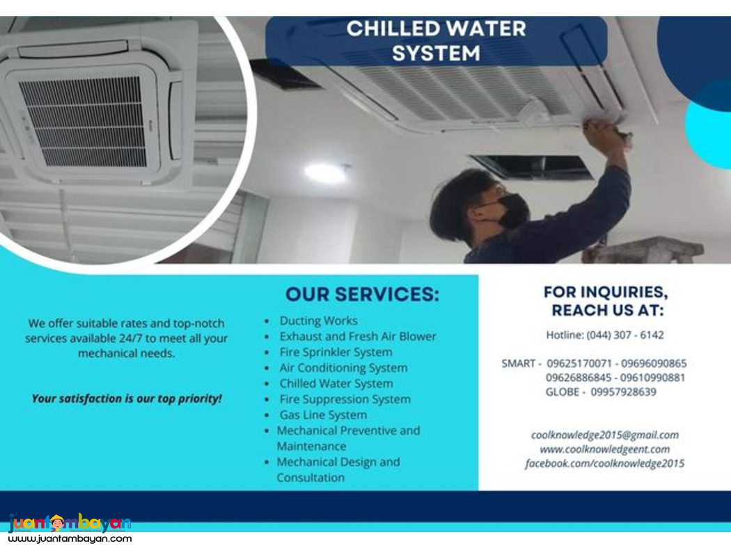 all brand new chilled water system