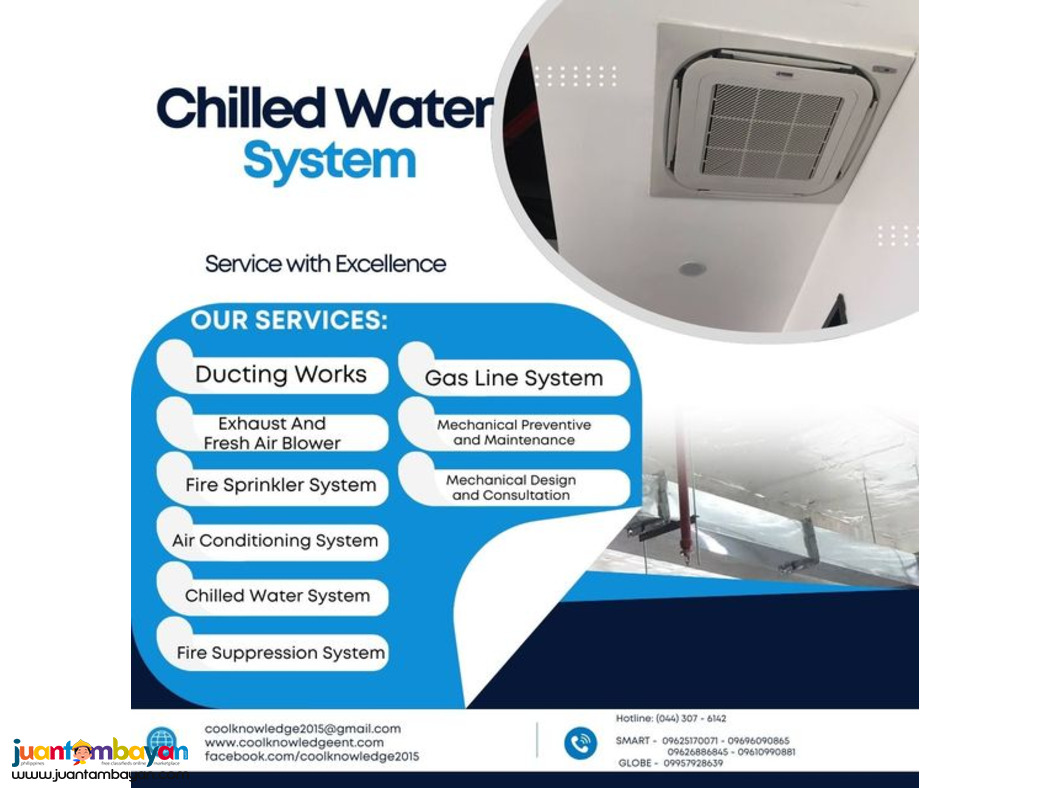 all brand new chilled water system