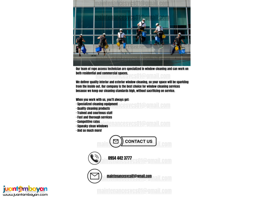 WINDOW CLEANING WINDOW CLEANING