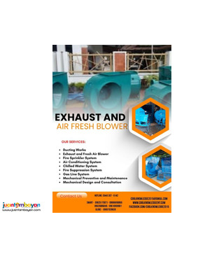 SUPPLY:INSTALLATION:EXHAUST AND FRESH AIR BLOWER: