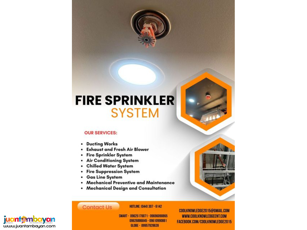 FIRE SPRINKLER : INSTALLATION:SUPPLY