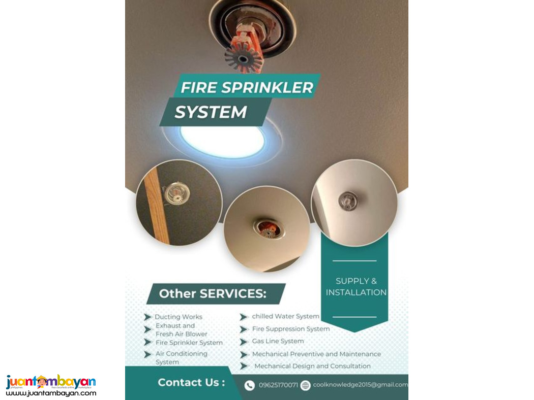 FIRE SPRINKLER : INSTALLATION:SUPPLY