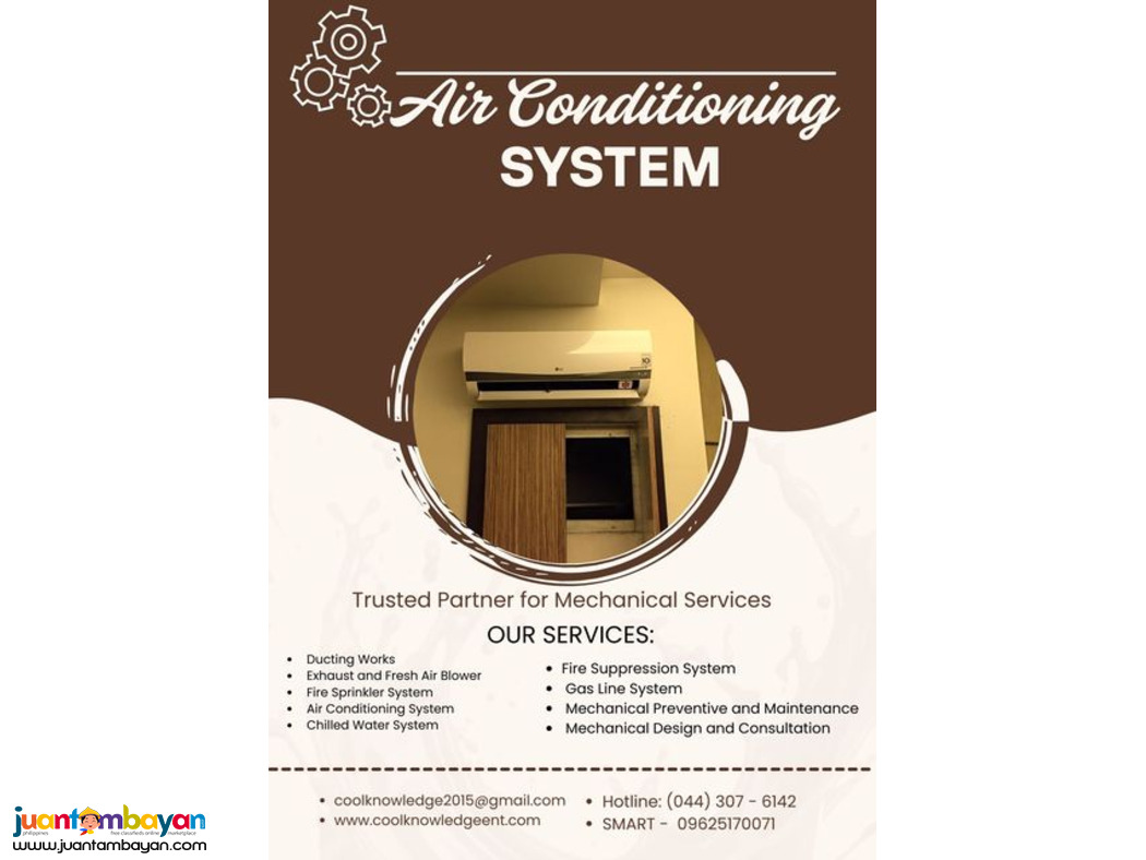 air conditioning system :installation:supply