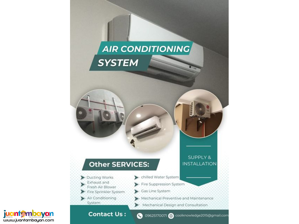 air conditioning system :installation:supply