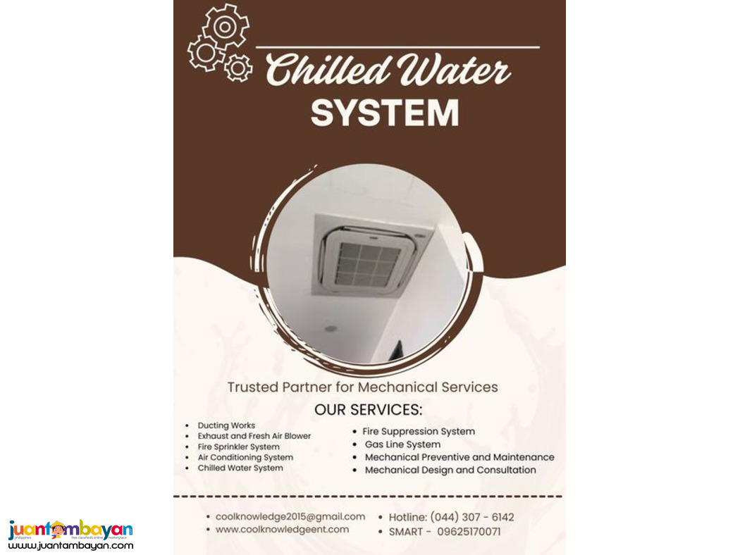 CHILLED WATER SYSTEM:INSTALLATION:SUPPLY