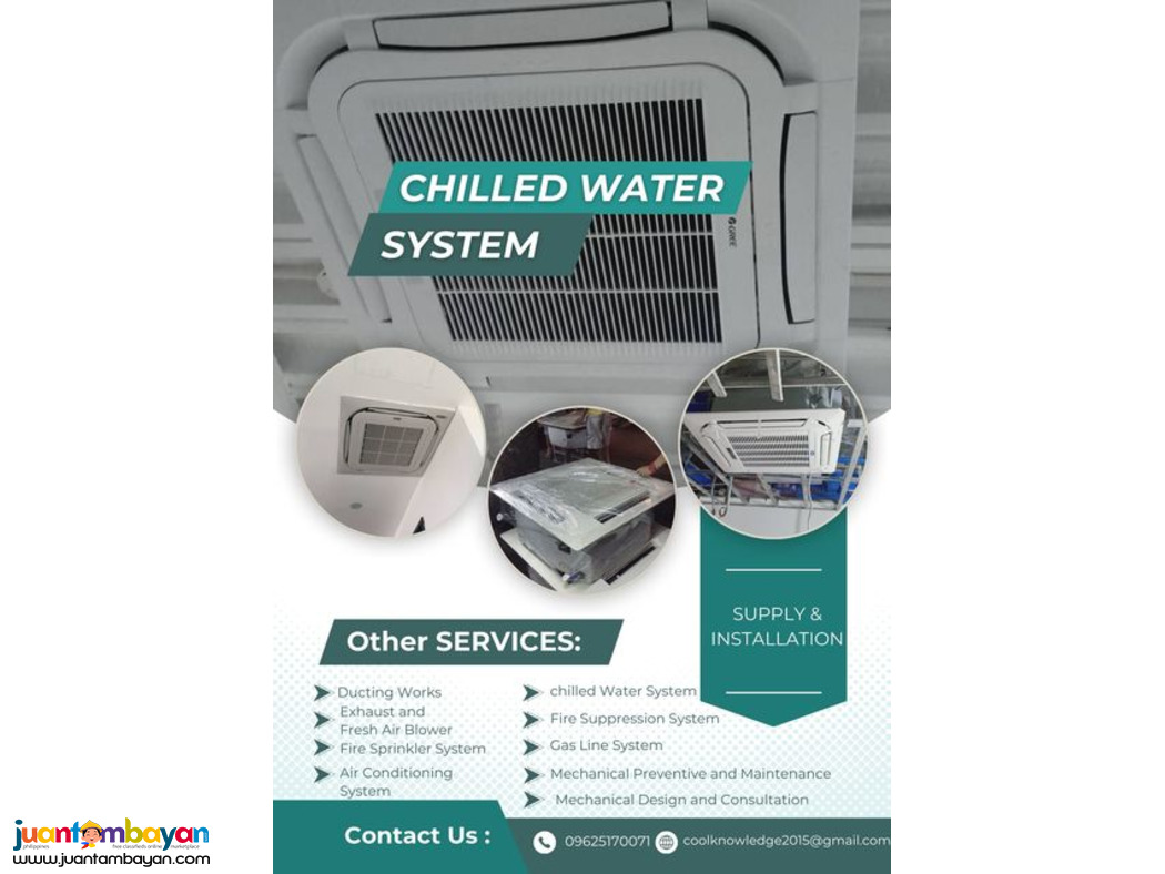 CHILLED WATER SYSTEM:INSTALLATION:SUPPLY