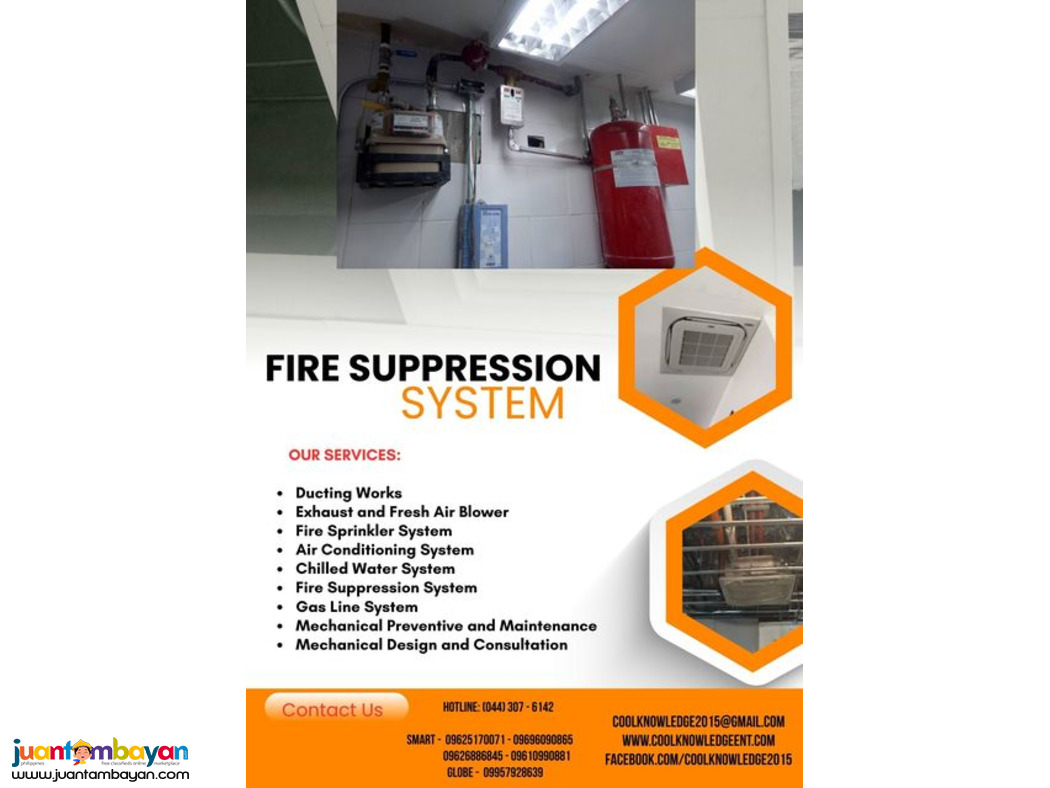 fire suppression system:inquire now